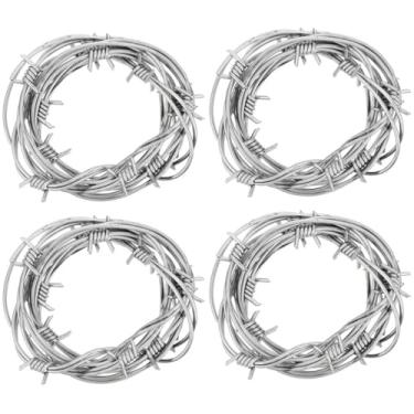 Imagem de TOYANDONA 4 Peças De Decoração Falsa – Guirlanda De Corda De Simulação De Plástico Para O Halloween Brinquedo De Brincadeira Para Festa De Máscaras E Cenário Assustador