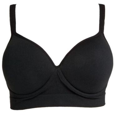 Imagem de Sutiã Trifil Microfibra Sustentação Com Bojo Ref.co1925, Preto, 42