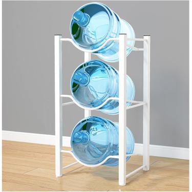 Imagem de Suporte Para Jarro De água De 5 Galões, Suporte Para Armazenamento De Garrafas De água, Organizador De Dispensador De Armário De água Empilhável, Suporte Para Garra, 35×67×141cm