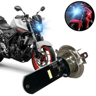 Imagem de Lâmpada Led Moto Yamaha Mt 03 H4 8000k Efeito Xenon - Thork