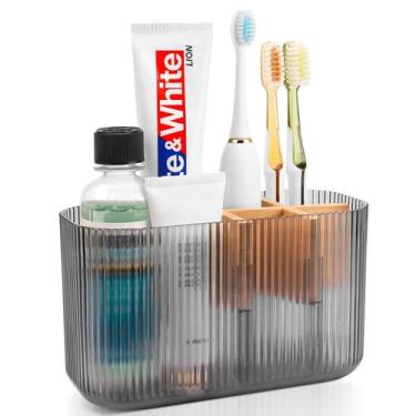 Imagem de Suporte para escova de dentes GFWARE Black Bathroom Accessories