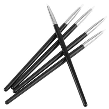 Imagem de Zerodis Ferramentas de Escultura de Escultura do Modelador de Argila de Cerâmica de Silicone para Criação de Arte, 5 PCs Silicone Brush Pen Conjunto para Modelar e Suavizar, Adaptado a Artistas e