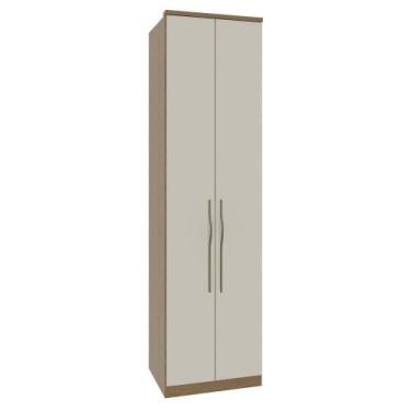 Imagem de Guarda Roupa Modulado 02 Portas com Prateleiras 234cm Setiba - Móveis 