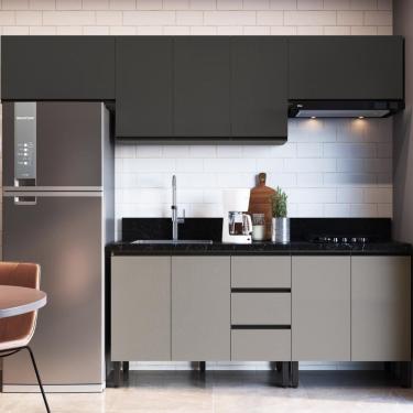 Imagem de Conjunto ébano Fumê-grafite