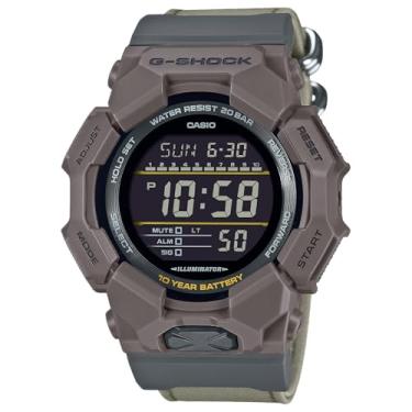 Imagem de Casio Relógio digital G-Shock GD-010CE-5 com pulseira de tecido de resina marrom