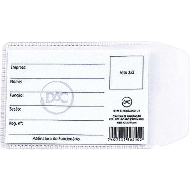 Imagem de Porta Documento para RG com Aba 7x10,5cm. 100unid - Dac