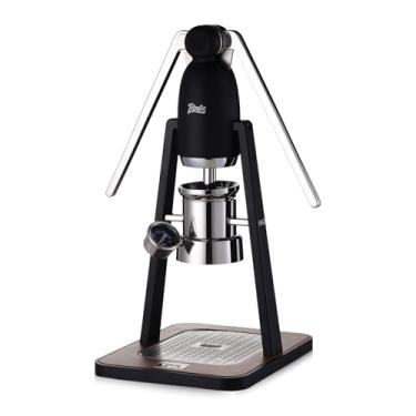 Imagem de Bincoo Conjunto de máquina de café expresso manual - máquina de café expresso prensada à mão - perfil de pressão de 12 bar, cafeteira manual de alavanca dupla com pré-infusão, portátil para doses de