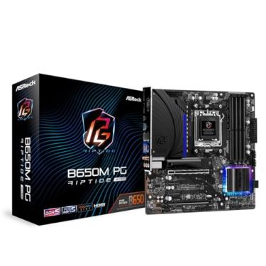 Imagem de ASRock B650M PG Riptide WiFi AMD Socket AM5 Ryzen Série 7000 Processadores Placa-mãe