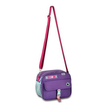 Imagem de Lancheira Térmica Luluca Juvenil Meninas Escolar - Lilás