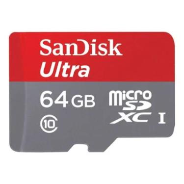 Imagem de Cartão Memória Micro Sdxc 64gb Sandisk 100mbs Ultra Class 10