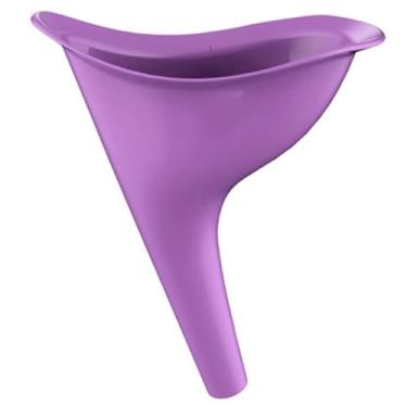 Imagem de Urinol Feminino Portátil em Silicone Dobrável – Faça Xixi em Pé com Segurança e Higiene – Reutilizável, Funil Lavável para Viagens, Camping e Emergências
