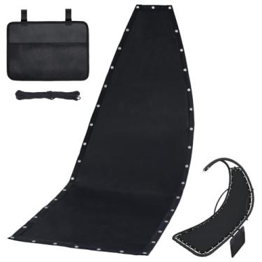 Imagem de PH PandaHall Kit de substituição de cadeira suspensa de malha e corda pano de reparo de cadeiras para pendurar espreguiçadeira com uma bolsa de armazenamento para espreguiçadeira externa/interna