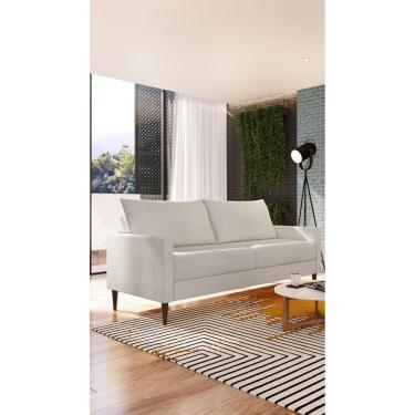 Imagem de Sofá 2 Br 0,8 2 Ass 0,80 Fideris 3 Lugares Bipartido Off White