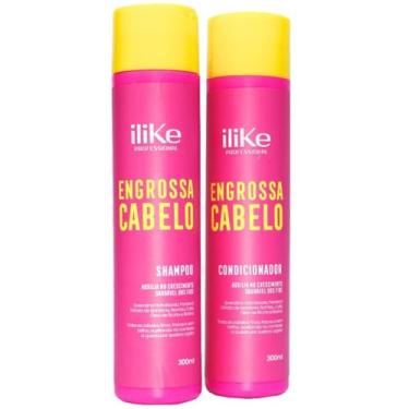Imagem de ILIKE ENGROSSA CABELO LINHA PROFISSIONAL Fios encorpados e com volume saudável - 5, 4, E 3 PRODUTOS (2 Produtos)