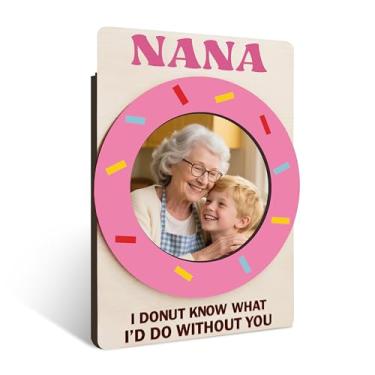Imagem de Porta-retrato Nana, presente de Natal, aniversário e dia das mães, porta-retratos com ímã de donut para geladeira, moldura magnética para vovó, vovó, Grammy, 15