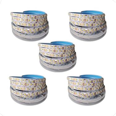Imagem de Kit 5 Fita 120 Led 3528 5m 12v Branca Neutra 4000K