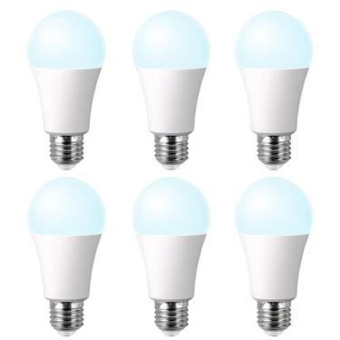 Imagem de Lâmpadas LED AGELCK A19 12W 6000K 1200LM E26 100W, pacote com 6