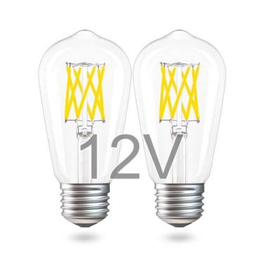 Imagem de Lâmpada LED TOKCON 12V 8W E26 80W equivalente a 5000K, pacote com 2