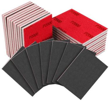 Imagem de Esponja de lixar Necosthua 20PCS 2000 Grit 7x10x0.5cm