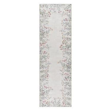 Imagem de Gertmenian Tapete rústico Thomasville Briar para ambientes internos – 20 x 20 cm, durável, fácil de limpar e não derramar, ideal para áreas de alto tráfego na sala de estar, quarto, entrada, floral