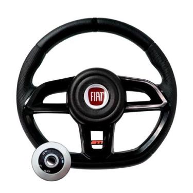 Imagem de Volante Fiat Fiorino Siena Strada Stilo Palio 1996 Até 2013 - Compatív