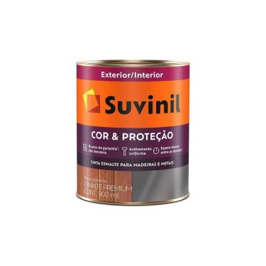 Imagem de Tinta Esmalte Brilhante Cor E Proteção Suvinil Azul Del Rey 900 Ml
