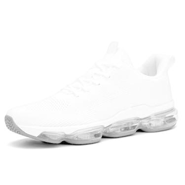 Imagem de Socviis Tênis De Corrida Masculino Air Lace Up Fashion Caminhada Confortável Respirável Basquete Esporte Academia Fitness Cross Trainers