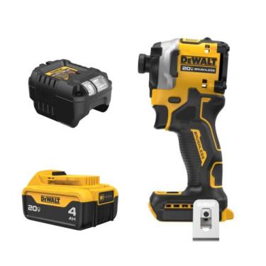 Imagem de Parafusadeira de Impacto DeWalt 20V 205Nm DCF850 com Carregador e Bate