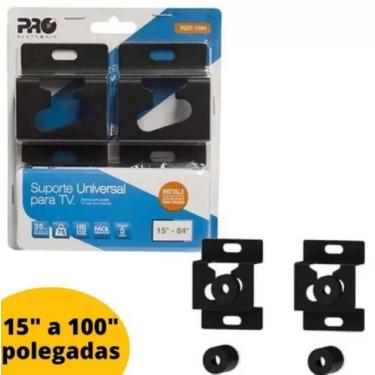 Imagem de Suporte De Tv Fixo Universal 100 Pol Aço Carbon Proeletronic