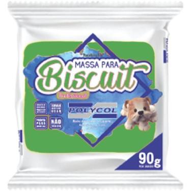 Imagem de Massa de Porcelana Fria Biscuit 90G Verde Folha - Polycol