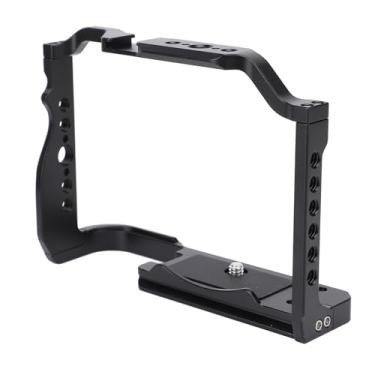 Imagem de Serounder Câmera Gaiola para R8, Solução de Montagem Estável Segura Com 1/4 3/8 Polegada Furos de Parafuso Cold Shoe Mount, para Vlog Vídeo Fotografia Acessórios