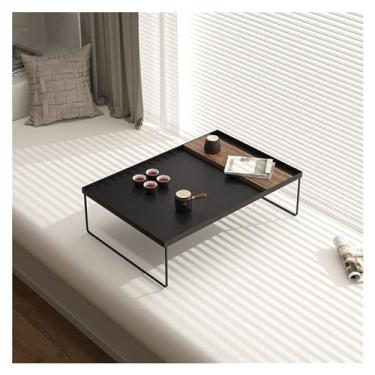 Imagem de Mesa baixa de tatami, janela de sacada, mesa curta para quarto, mesa de chá pequena criativa, sentado no chão, mesa baixa, varanda, mesa de chá pequena simples para sala de estar, janela de sacada (60
