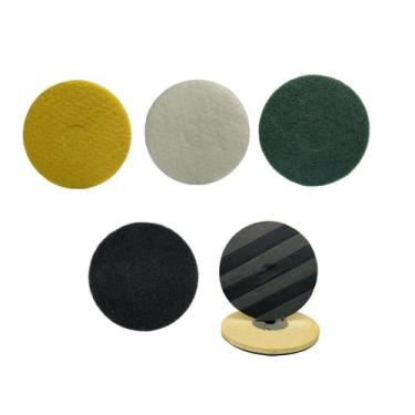 Imagem de Discos 35cm + Suporte Com tiras autocolantes P/ Enceradeira Rh 350 - S