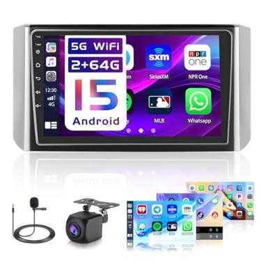 Imagem de [2+64G] Hikity Estéreo automotivo para Mitsubishi Xpander 2017 2018 2019 2020 com Carplay sem fio Android Auto 22.9 cm Android Car Radio Touchscreen 2+64G