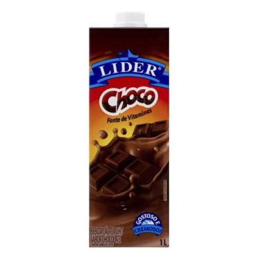 Imagem de Kit c/ 2 Bebida Lactea UHT Chocolate Lider Choco Caixa 1l