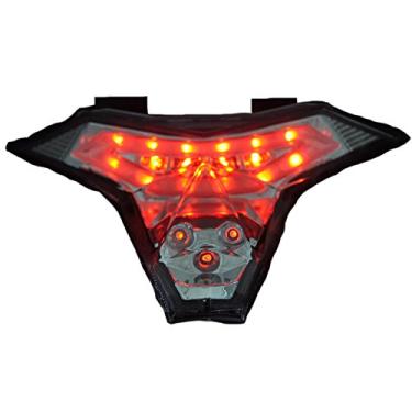 Imagem de Luzes traseiras de LED para motocicleta, luz traseira de freio com indicadores de luz de seta integrados para Kawasaki 14-16 Z1000 2016 ZX10R