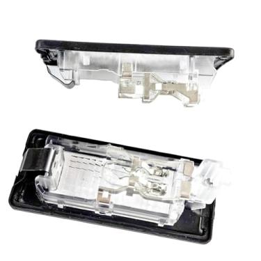 Imagem de MotiveTech 56D943021 56D 943 021 1 par de luzes de placa traseira, fácil de instalar, conjunto de luzes de placa de licença para Touareg