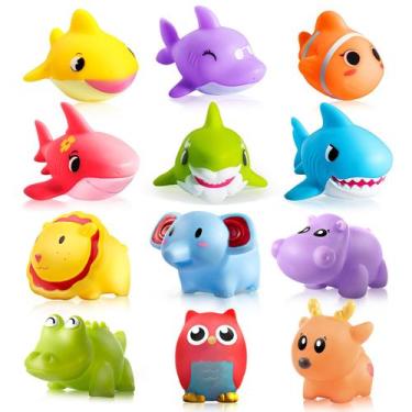 Imagem de Brinquedos de banho Hely Candy para crianças de 1 ano No Hole Baby - H