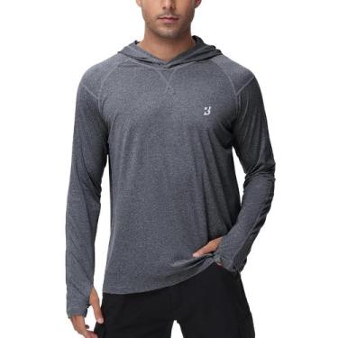 Imagem de Camisa de pesca masculina Roadbox UPF 50+ de manga comprida com proteç