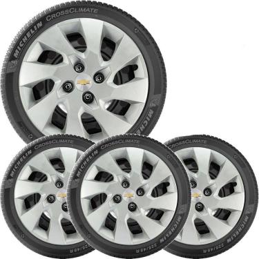 Imagem de 4X Calota Chevrolet Corsa Prisma Onix Aro 14 133Cb