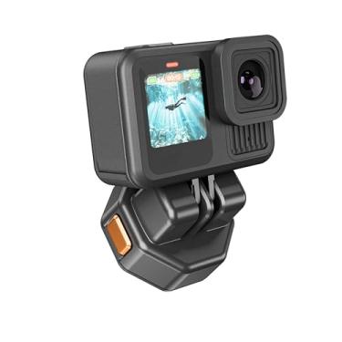 Imagem de Kit de placa magnética de liberação rápida para Insta 360 Go Ultra para Gopro Hero 13 12 11 10 9 8 acessórios adaptador de montagem QR, kit de configuração rápida para 1/4 Srew para DJI Osmo Action 5