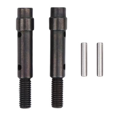 Imagem de SPYMINNPOO Eixo do Eixo Dianteiro do Carro RC, 1 par de Eixos de Liga Curta e Pinos Ajustados para VP F10 1/10 Carros RC de Escala RC