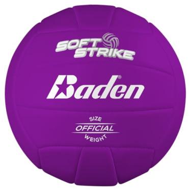 Imagem de Baden | Soft Strike | Couro Sintético Acolchoado Voleibol Recreativo | Interior/Exterior para Iniciantes e Jovens | Tamanho Oficial | Roxo