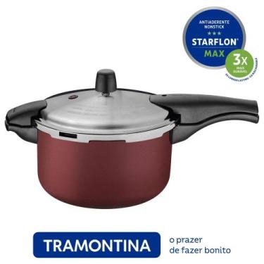 Imagem de Panela de Pressão Vancouver em Alumínio com Revestimento Antiaderente 