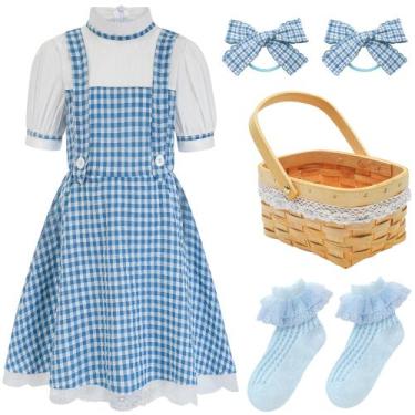 Imagem de Fantasia HMPRT Dorothy para meninas Halloween Wizard Of Oz 6y