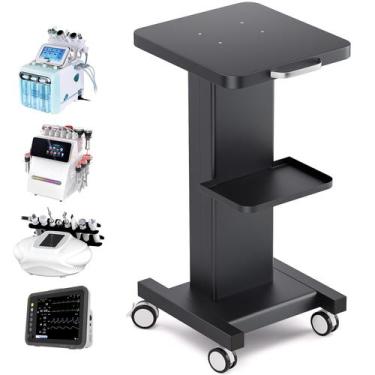Imagem de Carrinho de esteticista Noverlife Heavy Duty Carbon Steel