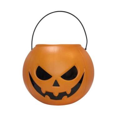 Imagem de Balde HALLOWEEN  Abóbora - 19x 14,5 cm - Kitok