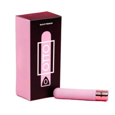Imagem de Vibrador Otto Bullet, 10 Modos de Vibração, Bullet Premium, Silicone Atóxico, Recarregável, Rosa