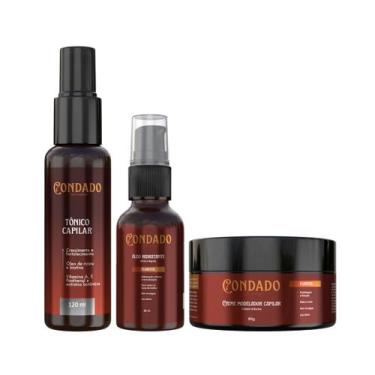 Imagem de Crescimento Fortificante Tônico Creme Óleo Barba Floresta - Condado