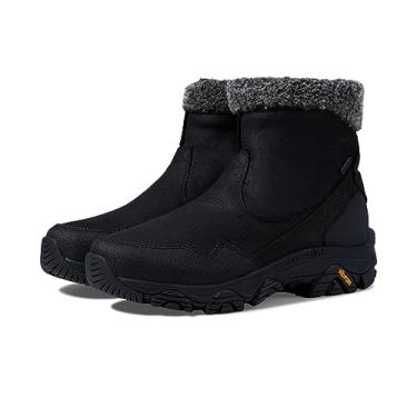 Imagem de Merrell Bota de neve feminina Coldpack 3 Thermo zíper médio impermeável, Preto, 36